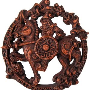 Magicun Altar~Norse God Odin Plaque Wood Finish