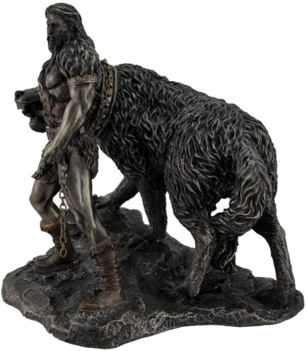 Magic  Collection~Norse God Tyr and the Binding of Fenrir Statue