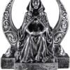 Magicun Altar~Dryad Design Moon Goddess Figurine - Silver Finish