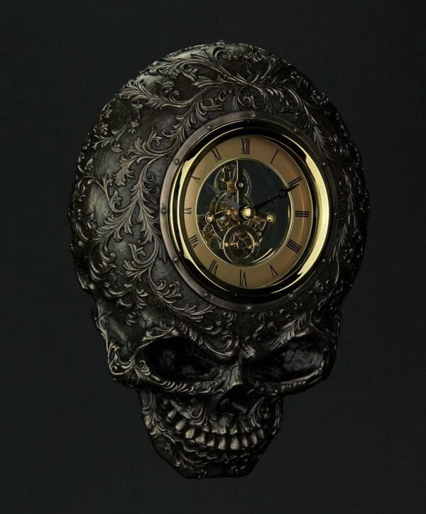 Magicun  Collection~Steampunk Skull Decorative Wall Clock