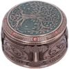 Wiccan Collection~Tree of Life Box 10cm, Resin, Bronze, One Size