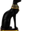 Magicun  Collection~NileCart Egyptian Bastet Collectible Figurine Cat Goddess Statue - Made in Egypt (Medium 5.4 inches Tall)