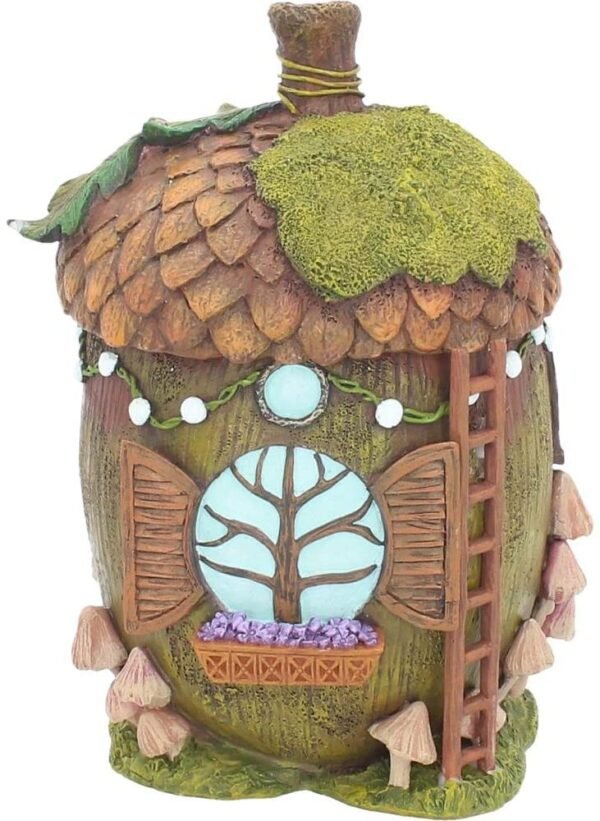 Nemesis Now Acorn Fairy House Figurine 18.5cm Brown, Resin
