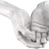 Magicun  Collection~Design Toscano The Offering Hands Wall Sculpture, 11 Inch, Polyresin, Antique Stone