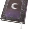Wiccan Collection~Witches Spell Book with Pen Journal 18cm Purple