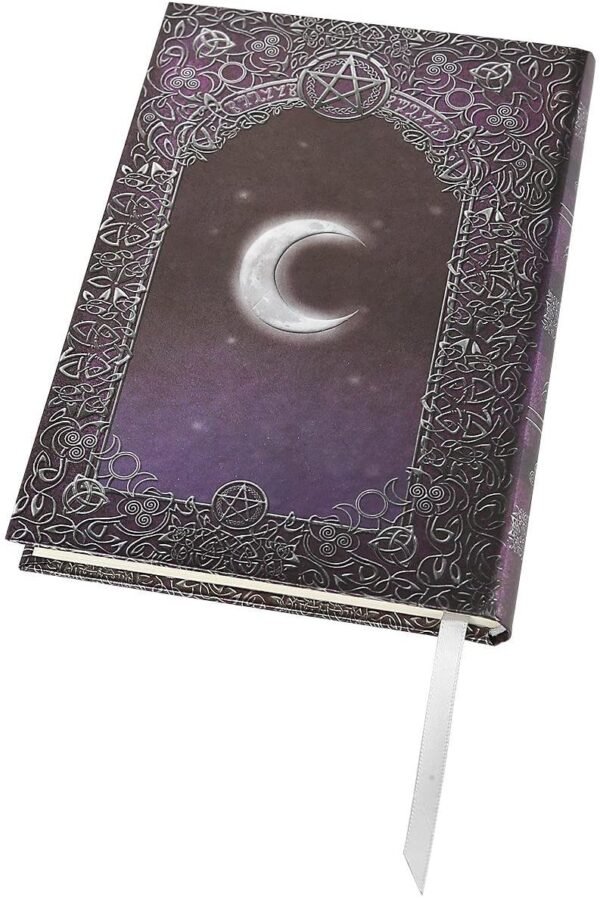 Wiccan Collection~Witches Spell Book with Pen Journal 18cm Purple