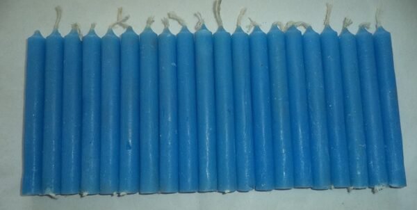 Witchcraft~Light Blue Chime Candle 20 pack