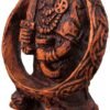 Magicun Altar~Dryad Design Goddess of Love and War Freya Figurine - Wood Finish