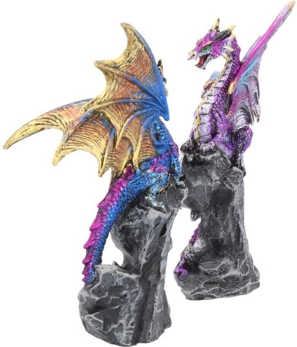 Magicun N.Giftware~Realm Protectors (Set of Two) Figurine 15cm Purple