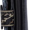 Artist Collections~ Lisa Parker Spirits of Salem Black Cat Skull Map Embossed Purse, 18.5cm