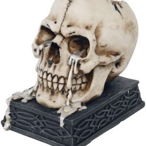 Dark Collection~Tears of Time 10cm Candle Holder, Resin, Ivory