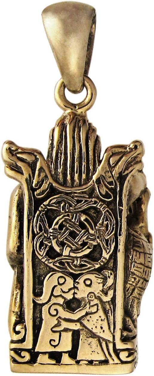 Bronze Norse Freyr Viking God of Harvest Pendant