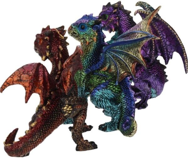 Fantasy Collection~ Scaled Squad Set of 3, Resin, Multi-Coloured, One Size