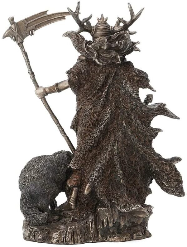 Magic  Collection~10.4 Inch Hel Norse Goddess of Underworld Antique Bronze Sculpture