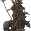 Magicun  Collection~10.4 Inch Hel Norse Goddess of Underworld Antique Bronze Sculpture