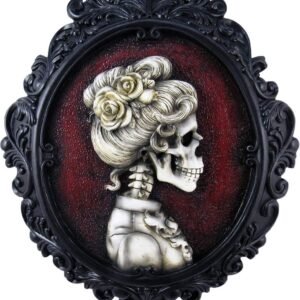 71eRLjAs0VL._AC_SL1116 Magic Collection~World of Wonders Victorian Gothic Collection Cameo Madam Morticia Gothic Wall Sculptures | Halloween Decorations | Hallway Wall Art | Fall Decorations for Home | Spooky Decor -13.75"