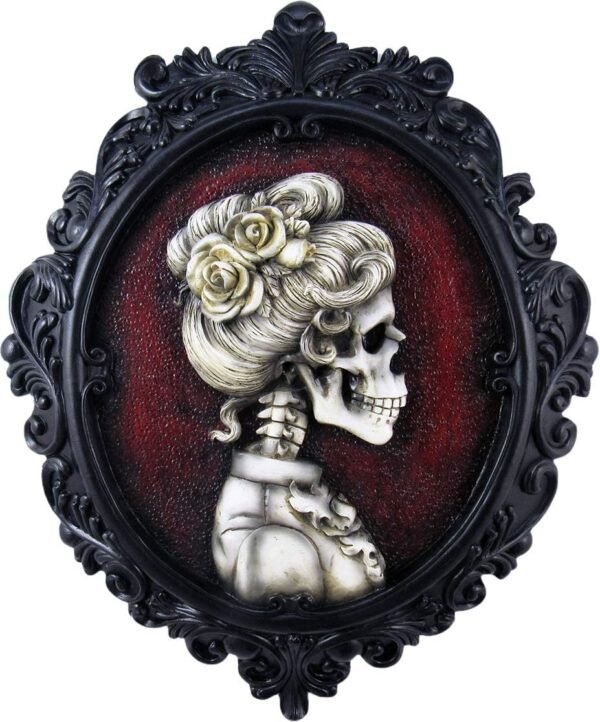 Magic  Collection~World of Wonders Victorian Gothic Collection Madam and Count (2PK) Cameo Gothic Wall Sculptures | Gothic Wall Decor | Hallway Wall Art | Fall Decorations for Home | Spooky Decor -13.75"…