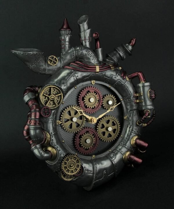 Magic  Collection~Magnum Opus Steampunk Style Wall Clock with Moving Gears