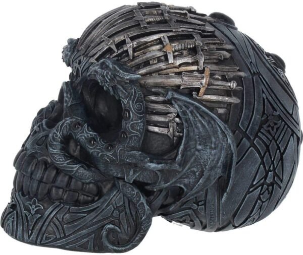 Mythology Collection~ Sword Skull 18.5cm Figurine, Resin, Black