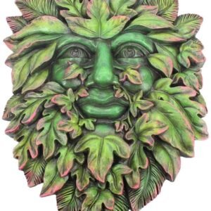Light Collection~D3561J7 Beltane's Bourgeon Wall Plaque 24cm Green