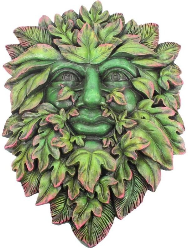 Light Collection~D3561J7 Beltane's Bourgeon Wall Plaque 24cm Green