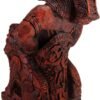 Magicun Altar~Dryad Design Seated Norse God Thor Statue Wood Finish