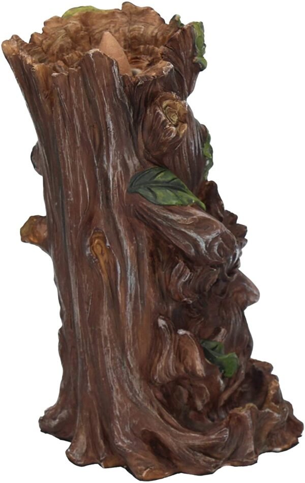 Light Collection~Forest Elders Backflow Incense Burner 19cm, Brown