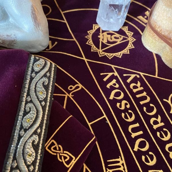 12 Constellations Tablecloth Astrology Tarot Divination Cards Table Cloth Tapestry  Altar Tarot Card Cloth Tablecloth