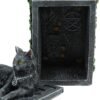 Nemesis Now Fortune's Keeper Tarot Box 17cm Black, Resin