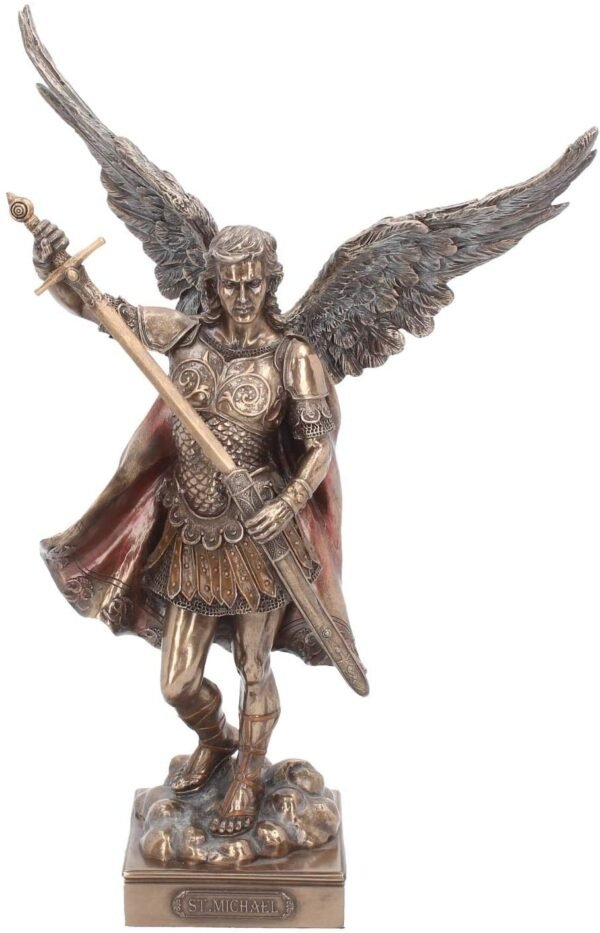 Light Collection~Archangel St Michael Peace And Justice Figurine 42cm Bronze