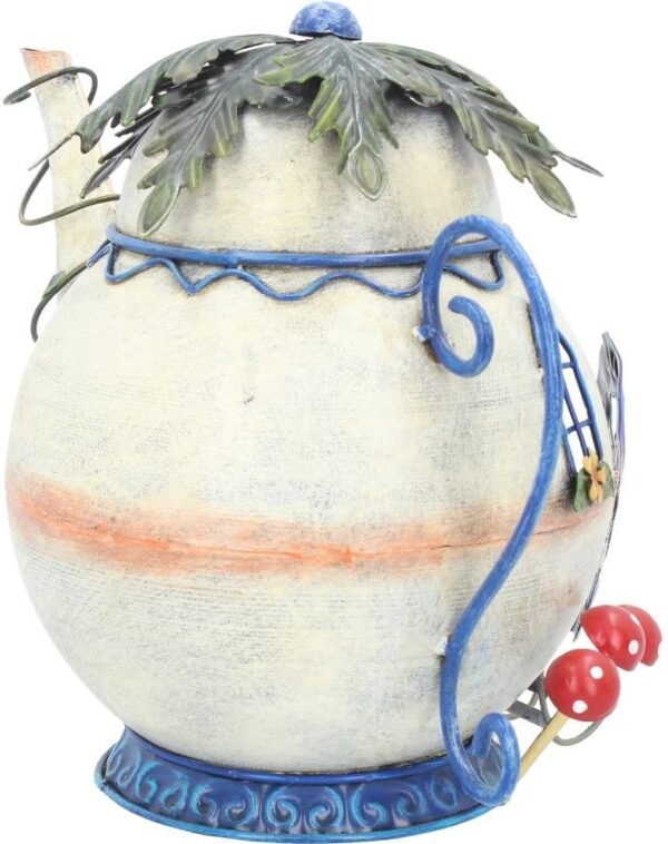 Magicun N.Giftware~Tubby Tea Pot Figurine 28 cm White, Size 21cm