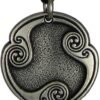 Soloman Pentant~Pewter Othalaz Odal Rune of Heritage Pendant Necklace