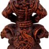 Magicun Altar~Dryad Design Norse God of Thunder Thor Figurine - Wood Finish