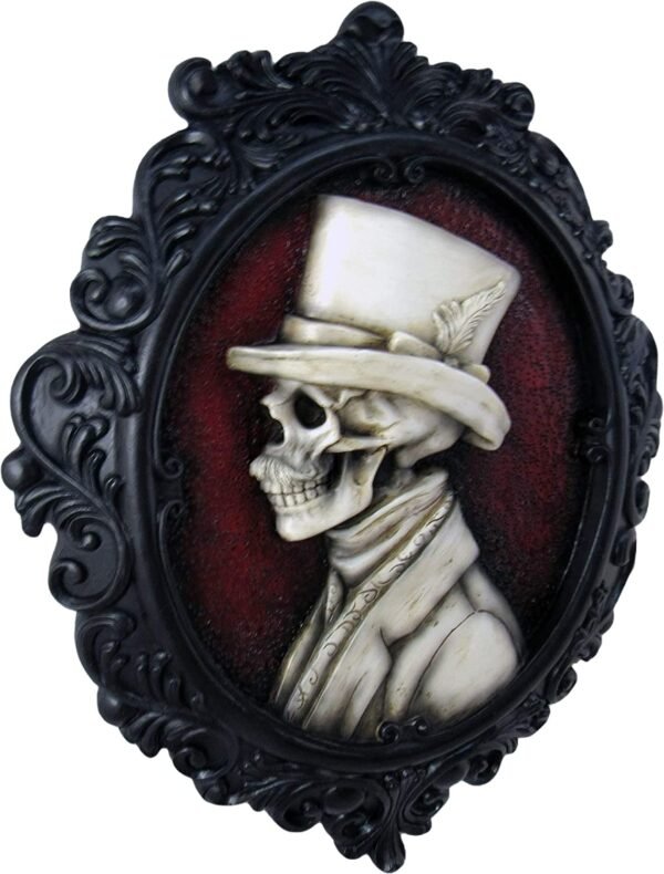 Magic  Collection~World of Wonders Victorian Gothic Collection Madam and Count (2PK) Cameo Gothic Wall Sculptures | Gothic Wall Decor | Hallway Wall Art | Fall Decorations for Home | Spooky Decor -13.75"…