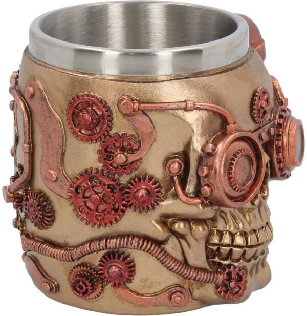 Steampunk Collection~Steaming Tankard Mug 13cm Bronze