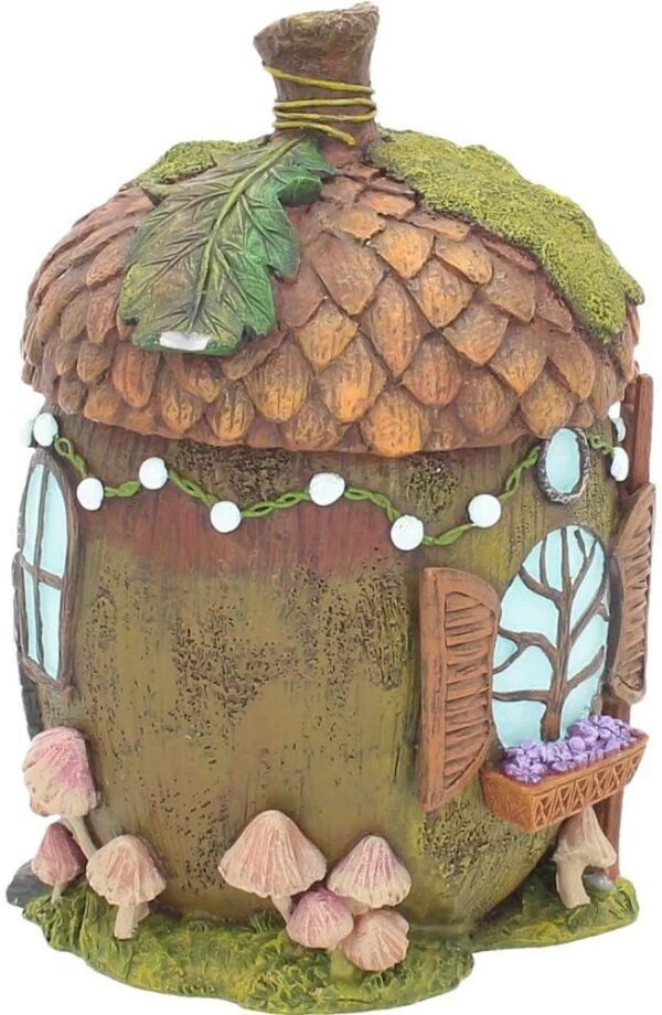 Nemesis Now Acorn Fairy House Figurine 18.5cm Brown, Resin