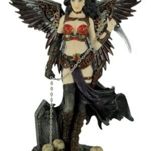 Magicun  Collection~Super Sexy Steampunk Style Gothic Dark Angel Statue