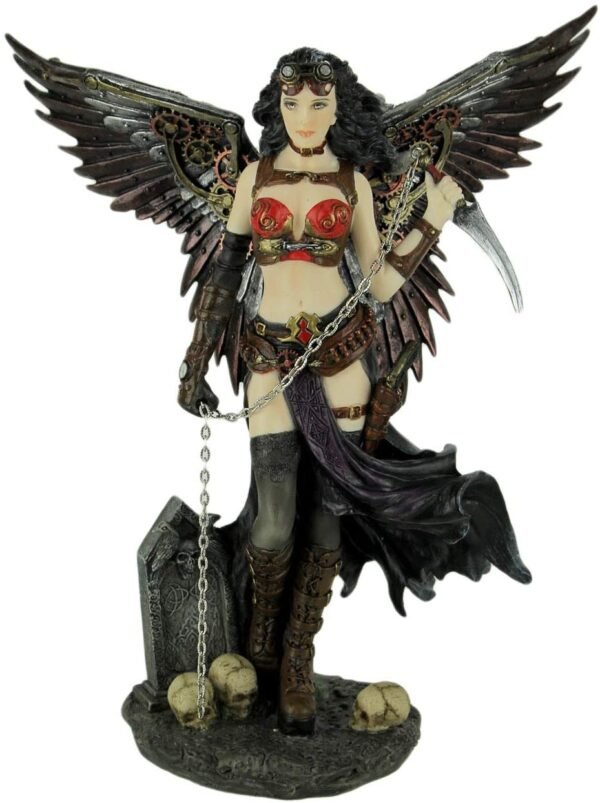 Magicun  Collection~Super Sexy Steampunk Style Gothic Dark Angel Statue