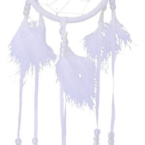 Magicun N.Giftware~, White Pearlescent Slumbers Dreamcatcher, One Size