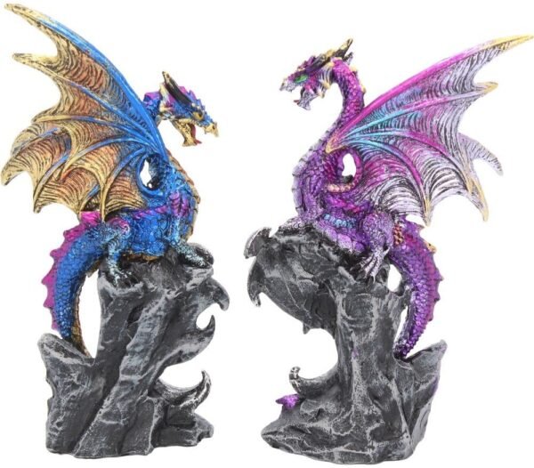 Magicun N.Giftware~Realm Protectors (Set of Two) Figurine 15cm Purple
