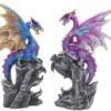MAGICUN N.GIFTWARE~ Realm Protectors (Set of Two) Figurine 15cm Purple