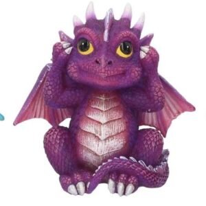 Nemesis Now B3756K8 Three Wise Dragonlings Figurine 8.5cm Red, Resin