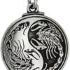 Soloman Pentant~Pewter Scorpion Yin Yang Symbol Pendant Necklace