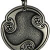 Soloman Pentant~Pewter Geofu Norse Rune of Love Pendant Necklace