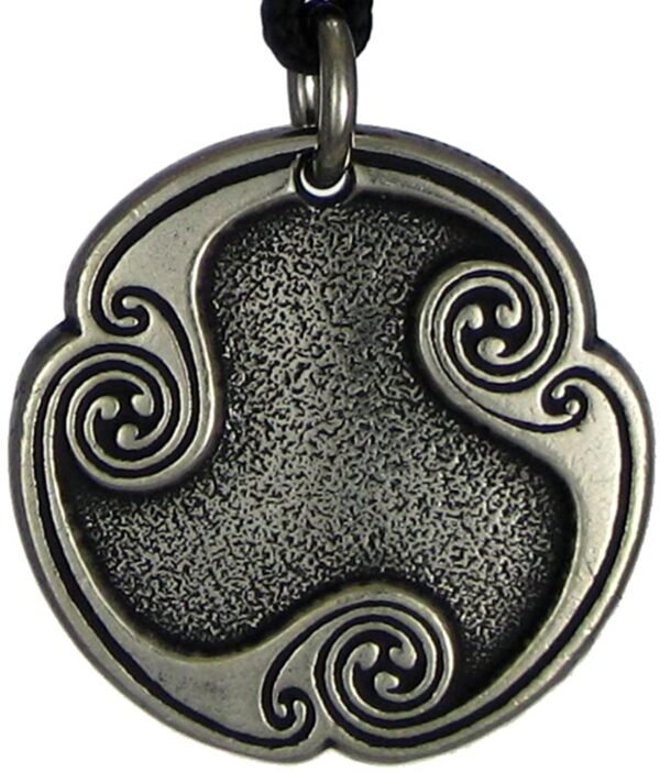 Soloman Pentant~Pewter Geofu Norse Rune of Love Pendant Necklace