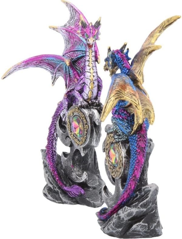 Magicun N.Giftware~Realm Protectors (Set of Two) Figurine 15cm Purple