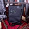 Magicun N.Giftware~Black Lucky Cat Small Shoulder Bag with Phone Holder Compartment, us:one Size