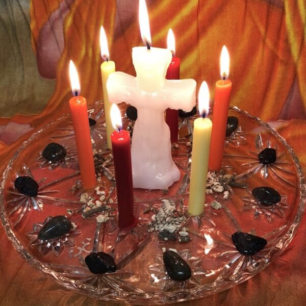 Witchcraft~Laskey 1/2 Inch Diameter x 5 Inch Tall Unscented Assorted Colors Mini Chime Spell Taper Candles, Set of 100