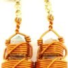 Crystal Healing Earrings in Copper Wire - Quartz Crystal Vibrational Healing Tools
