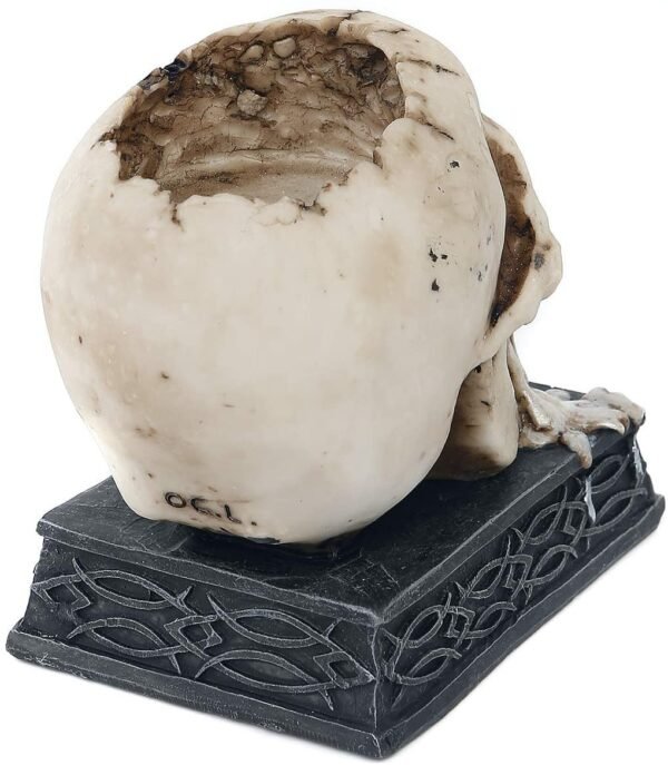 Dark Collection~Tears of Time 10cm Candle Holder, Resin, Ivory